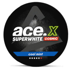 ACE X Cosmic Cool Mint 11.6mg nicotine pouches can