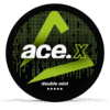 ACE X Double Mint 8mg nicotine pouches can