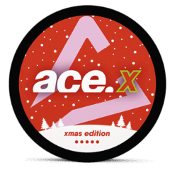 ACE X X-Mas Edition 8mg nicotine pouches can