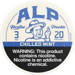 ALP Chilled Mint 3mg nicotine pouches can