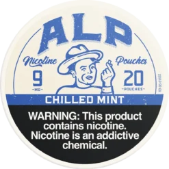 ALP Chilled Mint 9mg nicotine pouches can