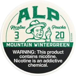 ALP Mountain Wintergreen 3mg nicotine pouches can