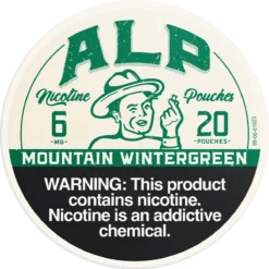 ALP Mountain Wintergreen 6mg nicotine pouches can