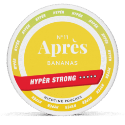Après Bananas Hyper Strong 11mg nicotine pouches can