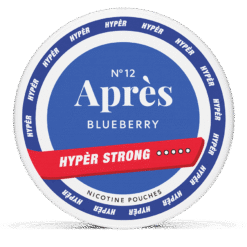 Après Blueberry Hyper Strong 11mg nicotine pouches can