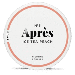 Après Ice Tea Peach 4.4mg nicotine pouches can