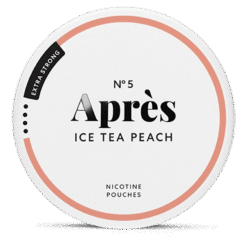 Après Ice Tea Peach Extra Strong 8.3mg nicotine pouches can