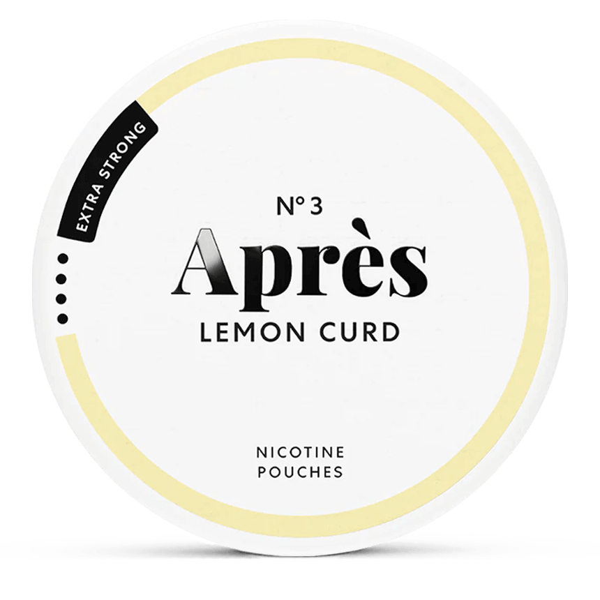 Après Lemon Curd Extra Strong 8.3mg nicotine pouches can