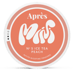 Après Mini Ice Tea Peach 3.2mg nicotine pouches can