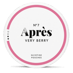 Après Very Berry 4.4mg nicotine pouches can