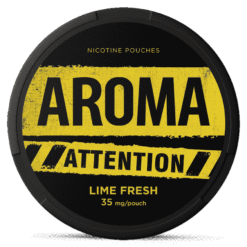 Aroma Attention Lime Fresh 35mg nicotine pouches can