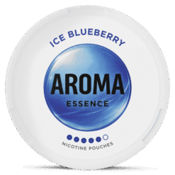 Aroma Essence Icy Bluberry 13mg nicotine pouches can