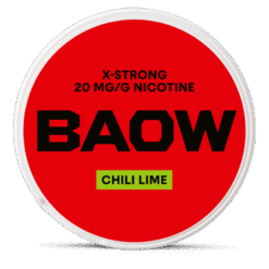 BAOW Chili Lime 12mg nicotine pouches can