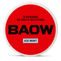 BAOW Ice Mint 12mg nicotine pouches can