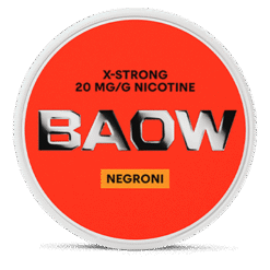 BAOW Negroni 12mg nicotine pouches can
