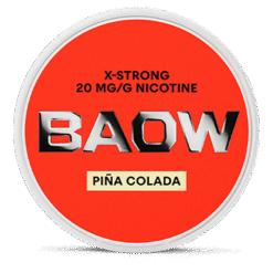 BAOW Pina Colada 12mg nicotine pouches can