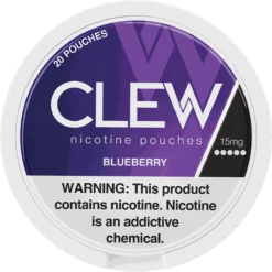 CLEW Blueberry 15mg nicotine pouches can