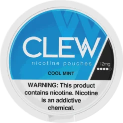 CLEW Cool Mint 12mg nicotine pouches can