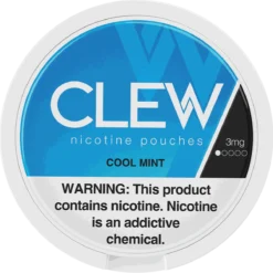 CLEW Cool Mint 3mg nicotine pouches can