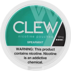 CLEW Spearmint 12mg nicotine pouches can