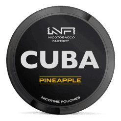 CUBA Black Pineapple 42.9mg nicotine pouches can