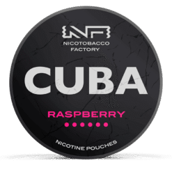 CUBA Black Raspberry 42.9mg nicotine pouches can