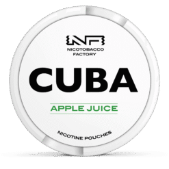 CUBA White Apple Juice 10.4mg nicotine pouches can