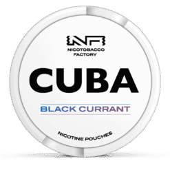 CUBA White Black Currant 10.4mg nicotine pouches can