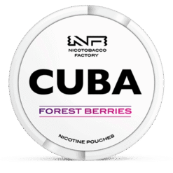 CUBA White Forest Berries 10.4mg nicotine pouches can