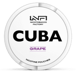 CUBA White Grape 10.4mg nicotine pouches can