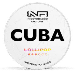 CUBA White Lollipop 10.4mg nicotine pouches can