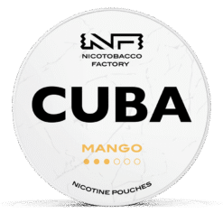 CUBA White Mango 10.4mg nicotine pouches can