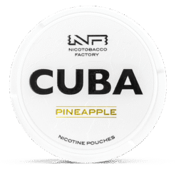 CUBA White Pineapple 10.4mg nicotine pouches can