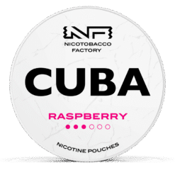 CUBA White Raspberry 10.4mg nicotine pouches can