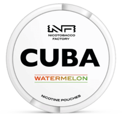 CUBA White Watermelon 10.4mg nicotine pouches can