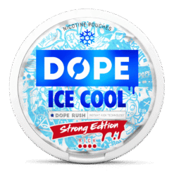 DOPE Ice Cool Strong 11.2mg nicotine pouches can