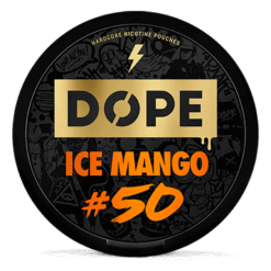 DOPE Ice Mango 35mg nicotine pouches can