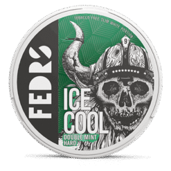 FEDRS Double Mint Hard 32.5mg nicotine pouches can