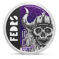 FEDRS Evilberry Hard 32.5mg nicotine pouches can