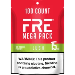FRE Lush Mega Pack 15mg nicotine pouches can