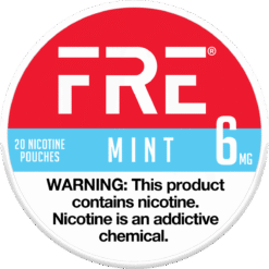 FRE Mint 6mg nicotine pouches can