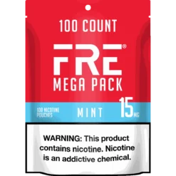 FRE Mint Mega Pack 15mg nicotine pouches can