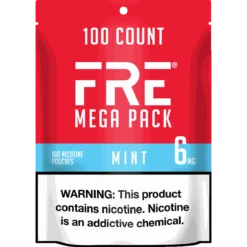 FRE Mint Mega Pack 6mg nicotine pouches can