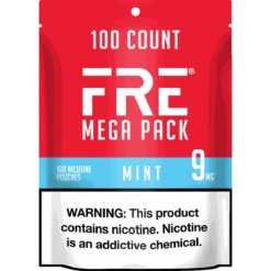 FRE Mint Mega Pack 9mg nicotine pouches can