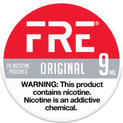 FRE Original 9mg nicotine pouches can