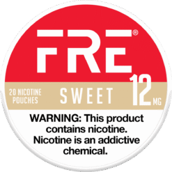 FRE Sweet 12mg nicotine pouches can