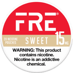 FRE Sweet 15mg nicotine pouches can