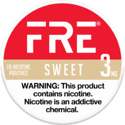 FRE Sweet 3mg nicotine pouches can