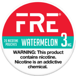 FRE Watermelon 3mg nicotine pouches can