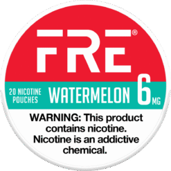 FRE Watermelon 6mg nicotine pouches can